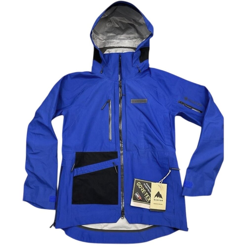 NEW $580 Burton Carbonate GORE-TEX 3L Snowboard Jacket! L Blue 3 Layer Waterproo